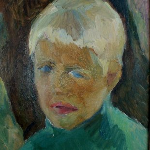 "Портрет мальчика", к/м, 32х30; Стоимость - 800 у.е